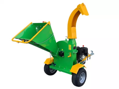 Preview: Victory BX-2000-E Holzschredder, Holzhäcksler mit Briggs&Stratton Motor mit E-Starter; Scheibenhäcksler - Victory BX Holzhaecksler Schredder Motor Anhänger 15PS (12)